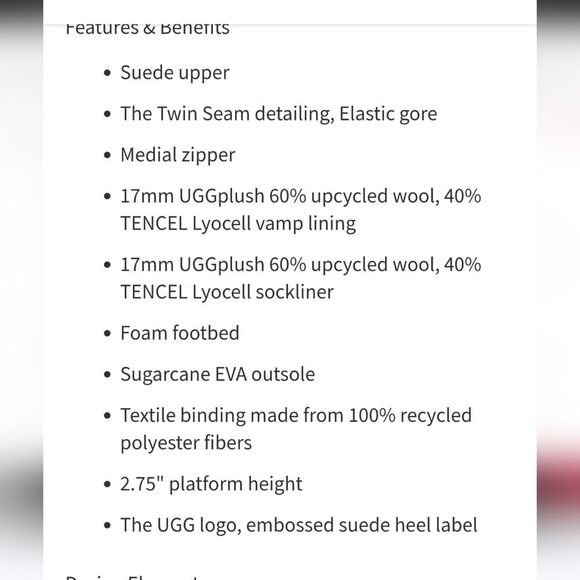 Ugg Classic Twin Seam New Heights Platform Boots - Picture 7 of 11